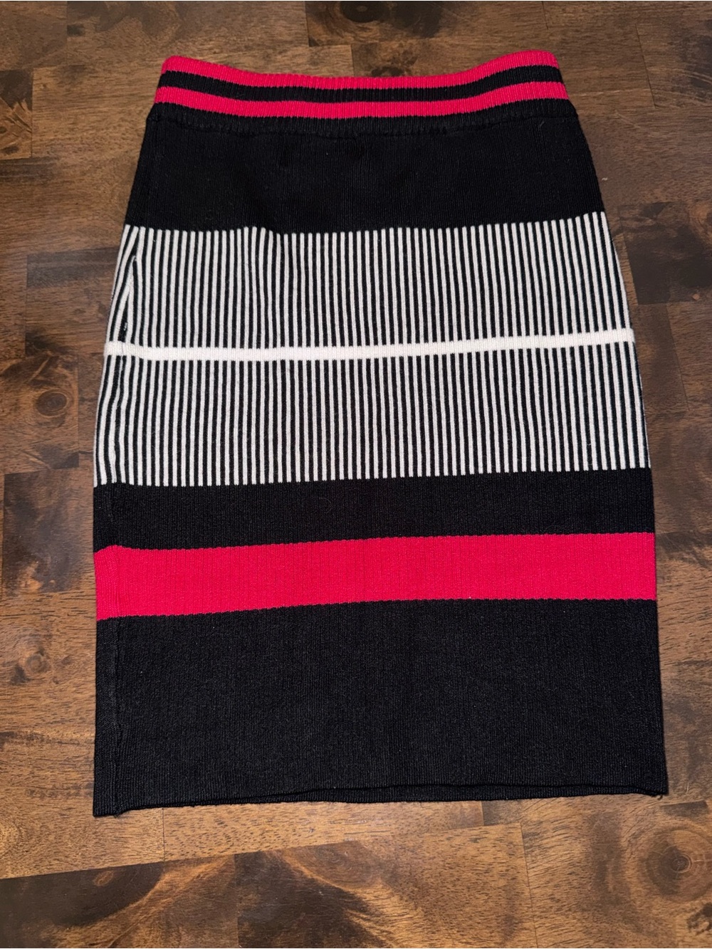 NWT SEEK The Label Striped Knit Mini Skirt S